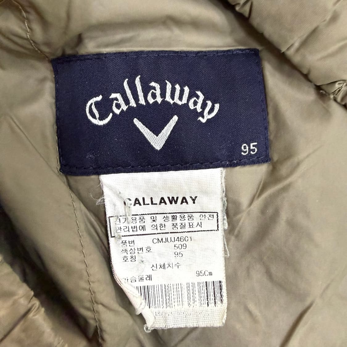 95 캘러웨이 퀼팅 경량패딩 0319T 상품이미지3