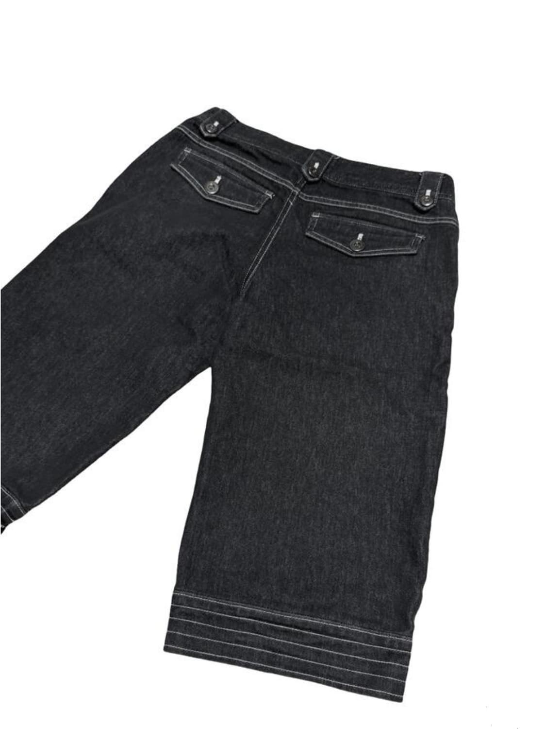 Stitch short denim pants 상품이미지3