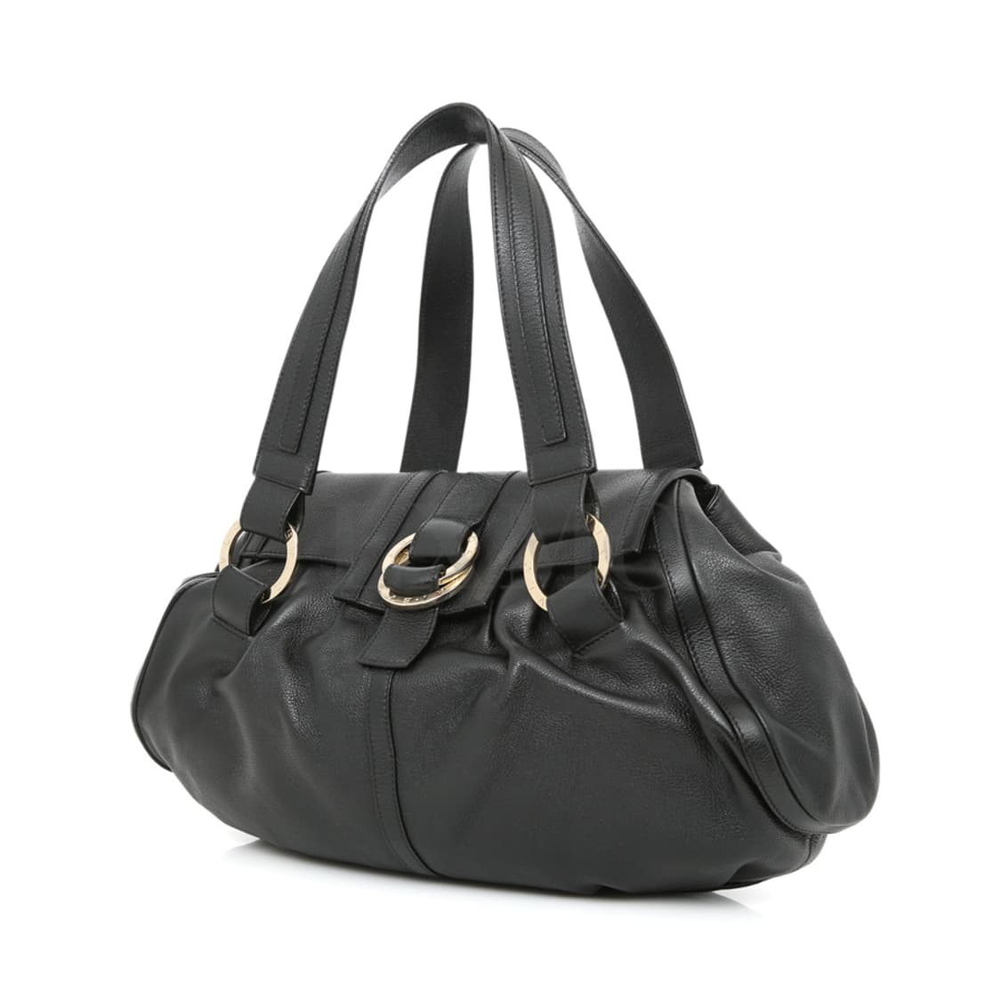 불가리 찬드라 비제로 블랙 토트 빈티지 보스턴 상품이미지2