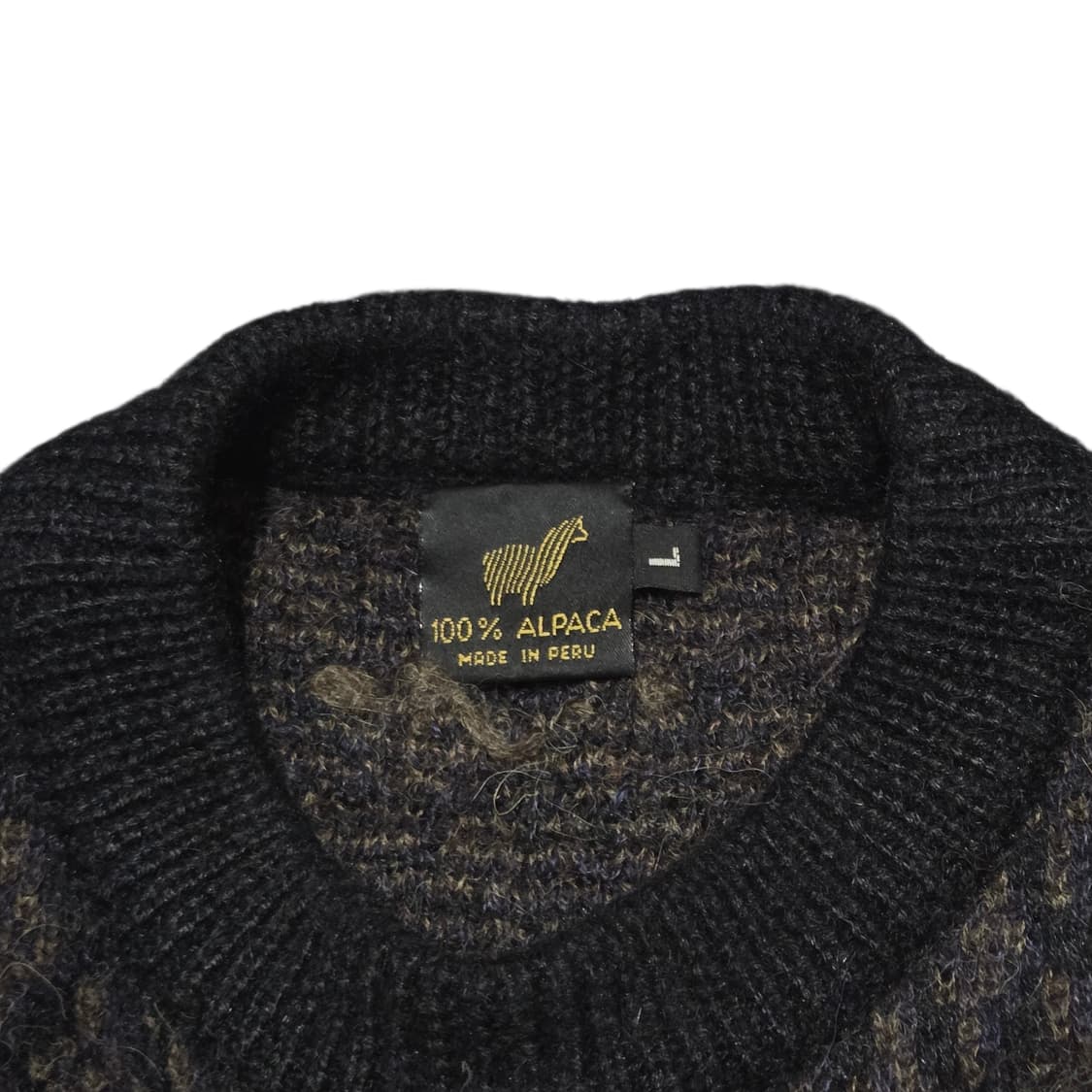 알파카100% 니트 페루 메이드 빈티지 니트
 상품이미지2