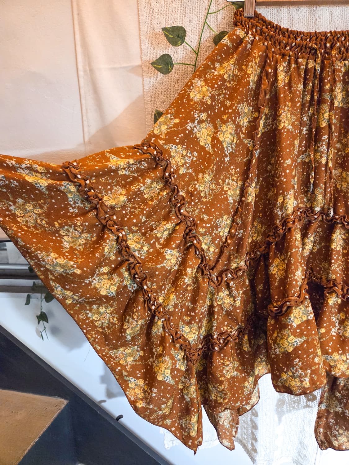 axes femme 패턴 언발 스커트 상품이미지4