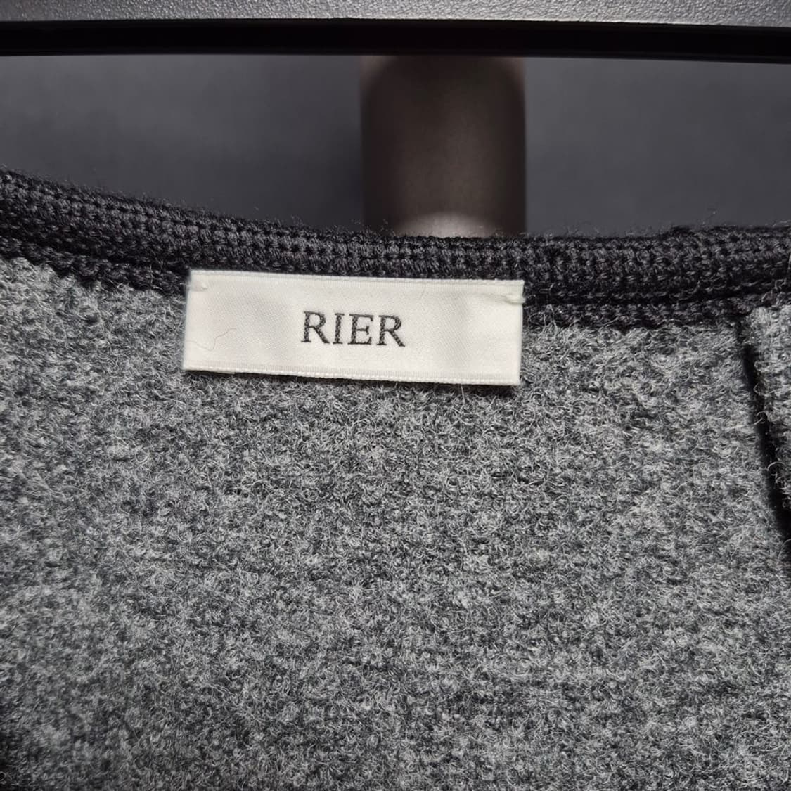 S) RIER 리에르 워커 울 플리스 랩 스커트 상품이미지4