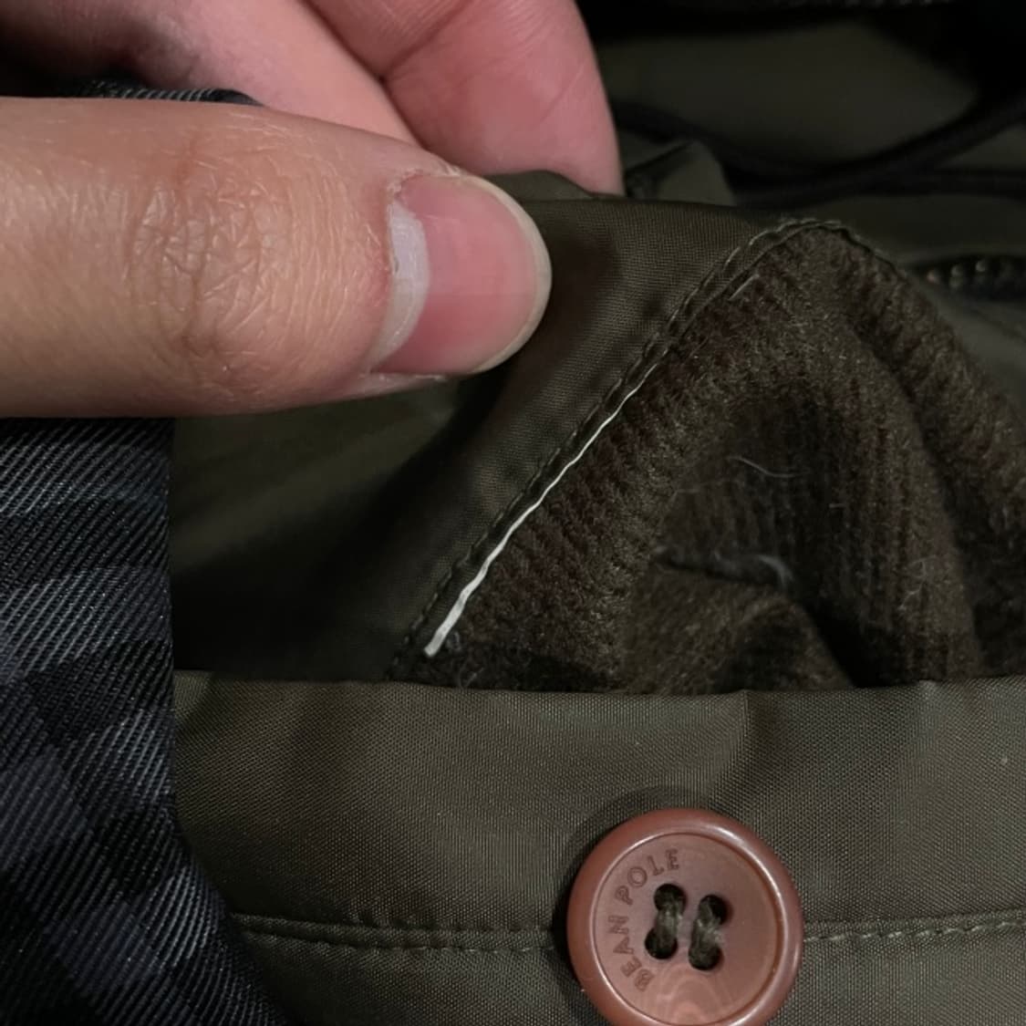 105 빈폴 코듀로이 패딩 상품이미지5