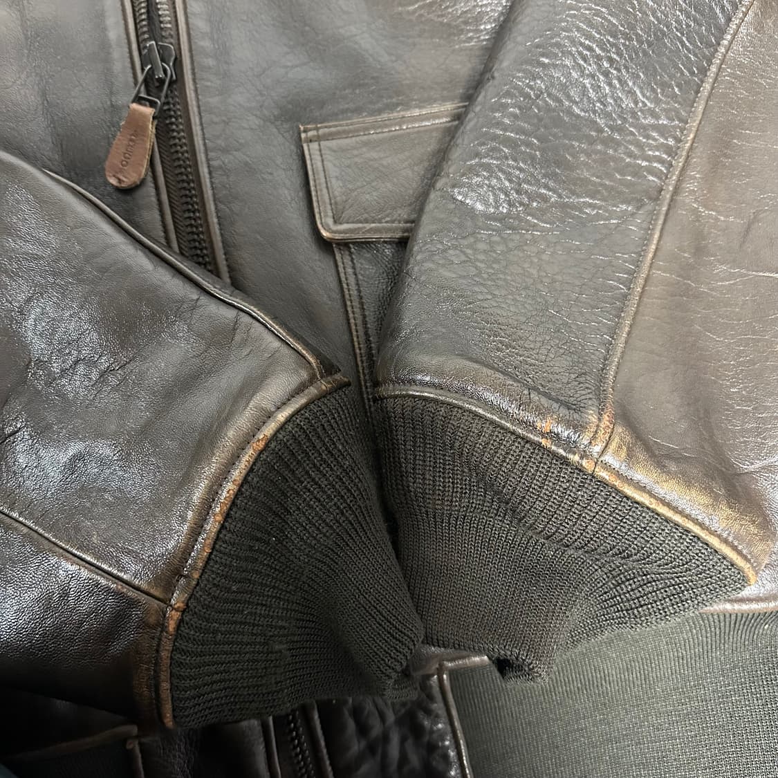 AMECO 공군 A-2 가죽자켓 상품이미지7