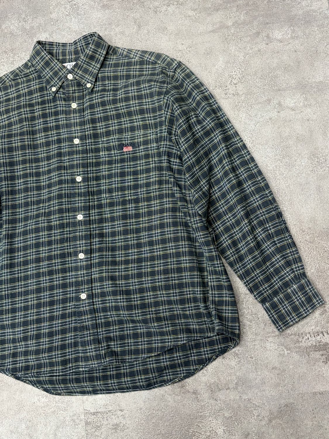 90s 챕스랄프로렌 플란넬 체크셔츠 상품이미지4