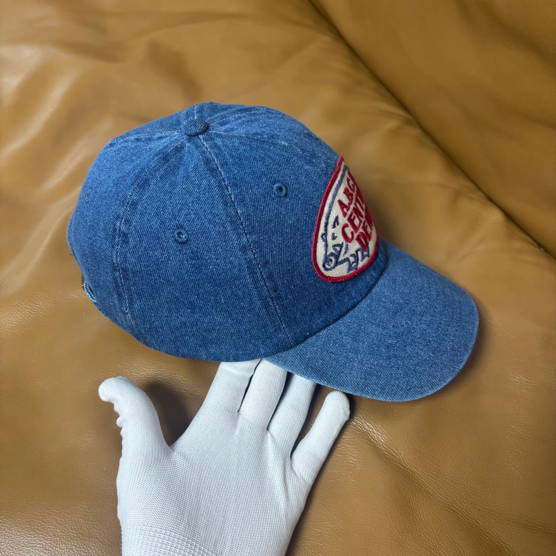 Kapital 캐피탈 오사카 한정 6패널 볼캡 모자 인디고 데님 상품이미지3