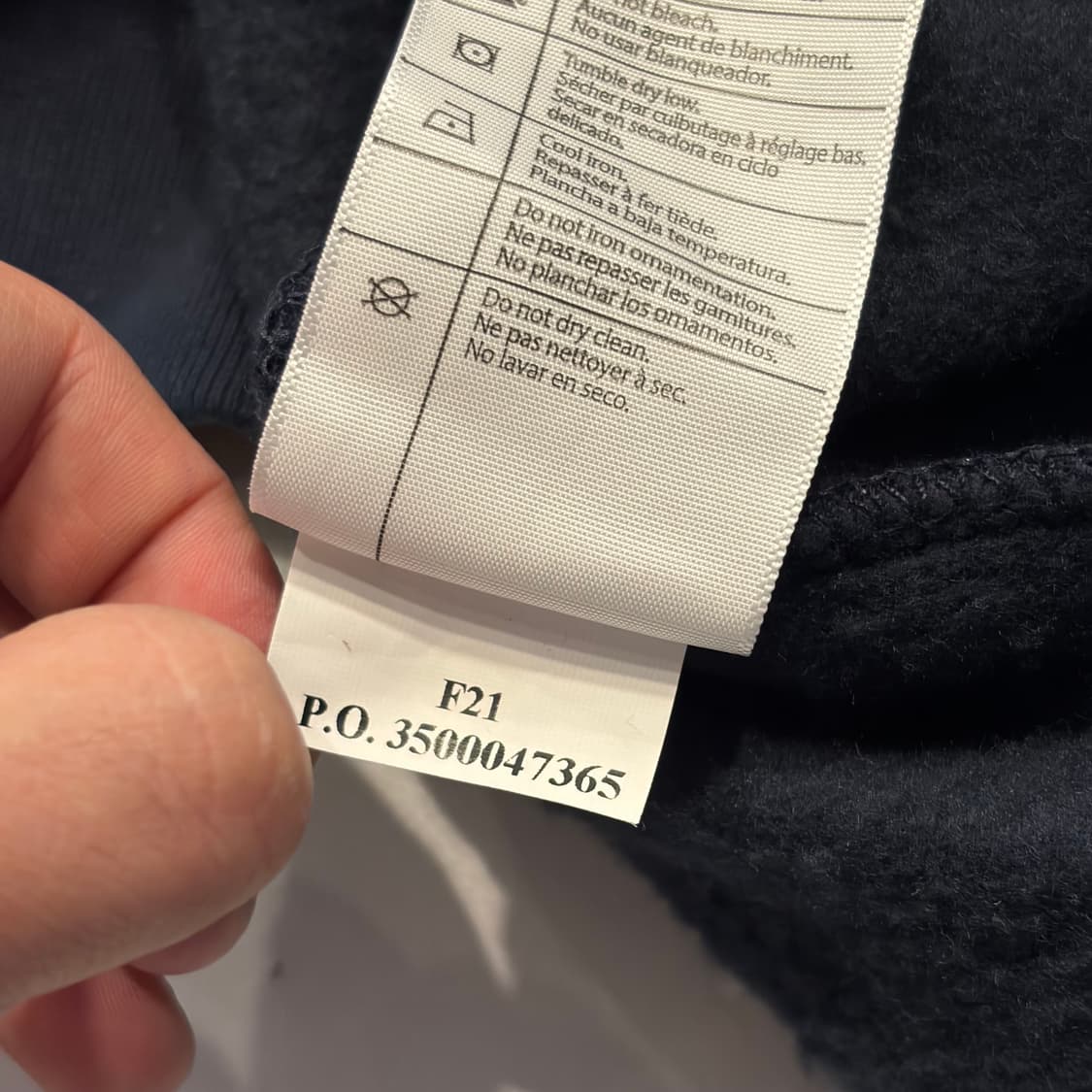 [XL] 칼하트 포켓 스웻 맨투맨 네이비 D605 상품이미지8