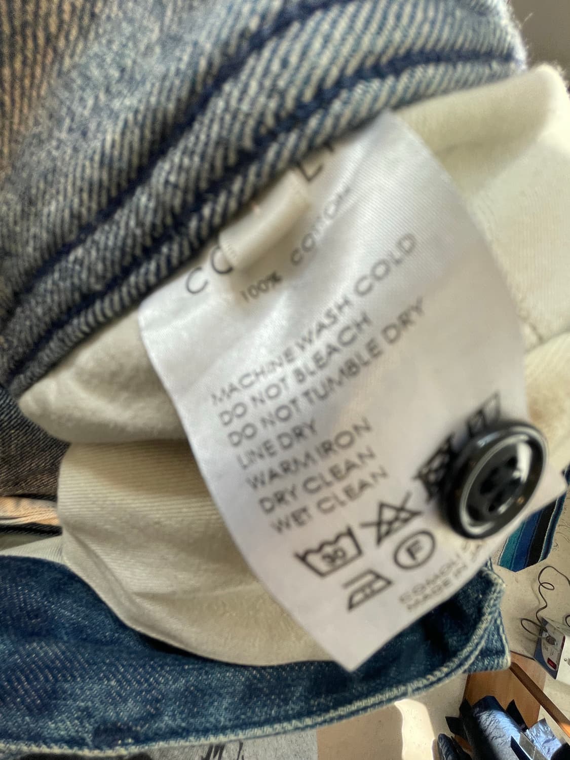 코모리 벨티드 데님  상품이미지4