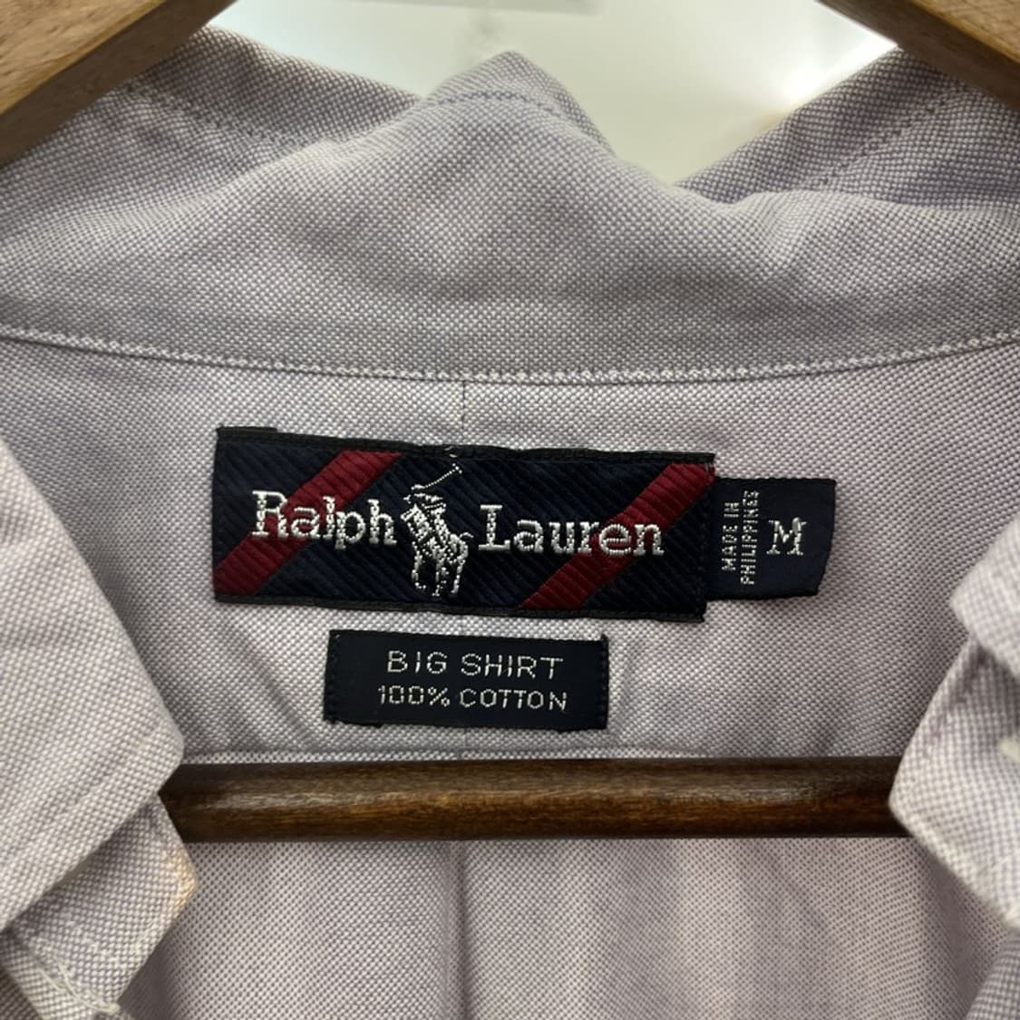 폴로 랄프로렌 빅셔츠 빈티지 오버핏 셔츠 M C10063 상품이미지5