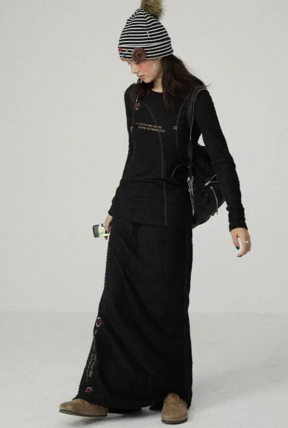 ACHIHARA 롱슬리브 + 롱스커트 세트 상품이미지2