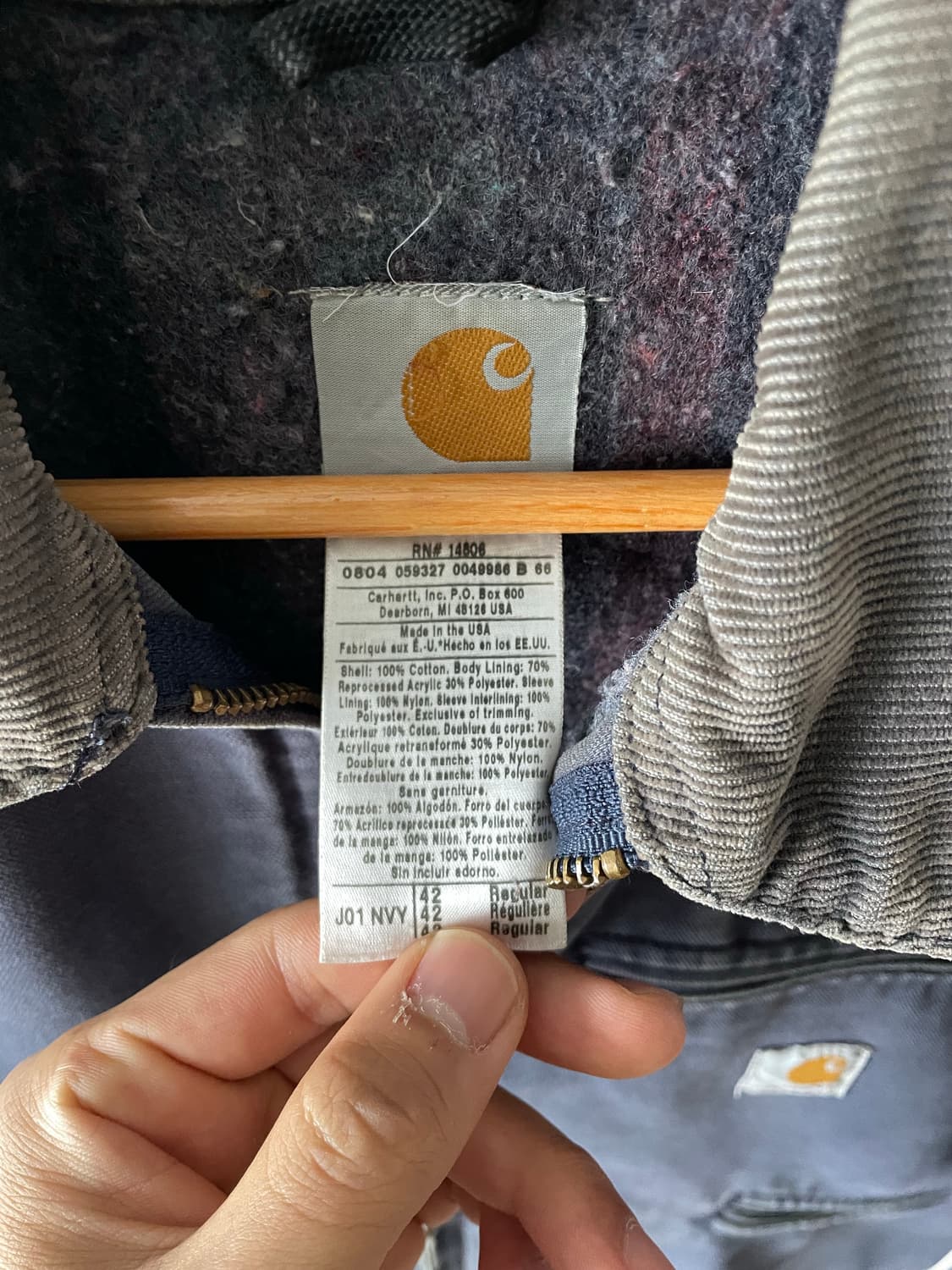 00's Vintage Carhartt J01 Work Jacket 상품이미지4