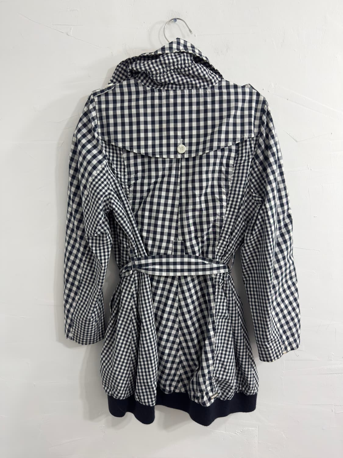 acheter check shirring detail jacket 상품이미지7