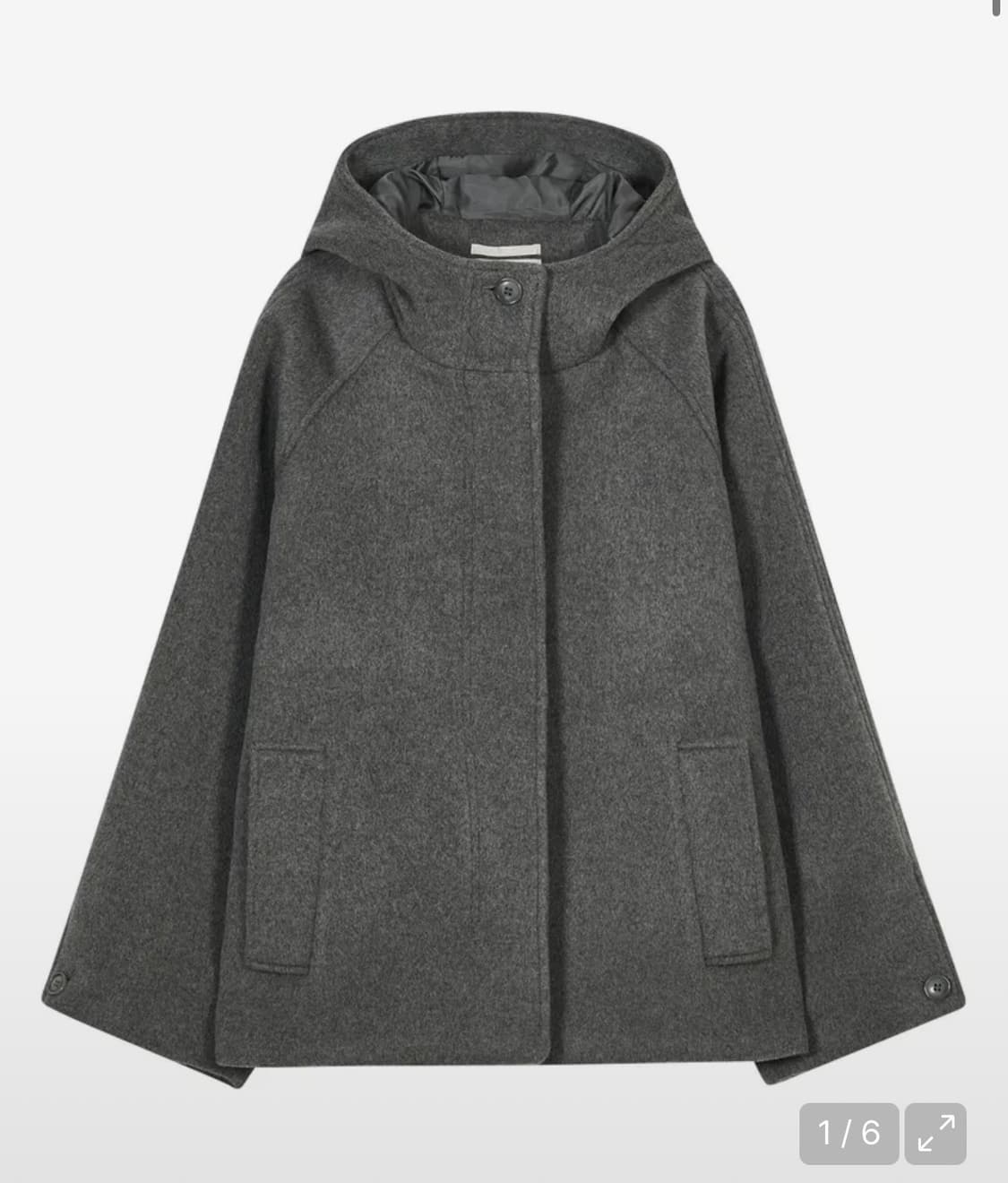 타입서비스 하프 코트 그레이 Hooded Half Coat [Gray] 상품이미지1