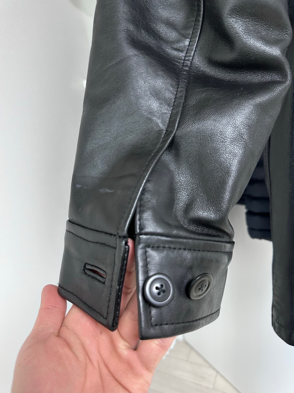 올드갭 old gap 레더 카코트 M 상태A 상품이미지8