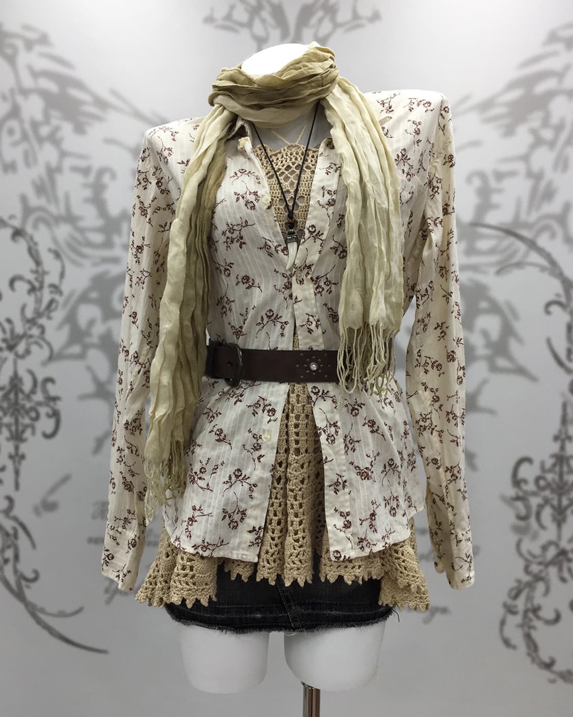 Oriental pattern shirts 상품이미지1