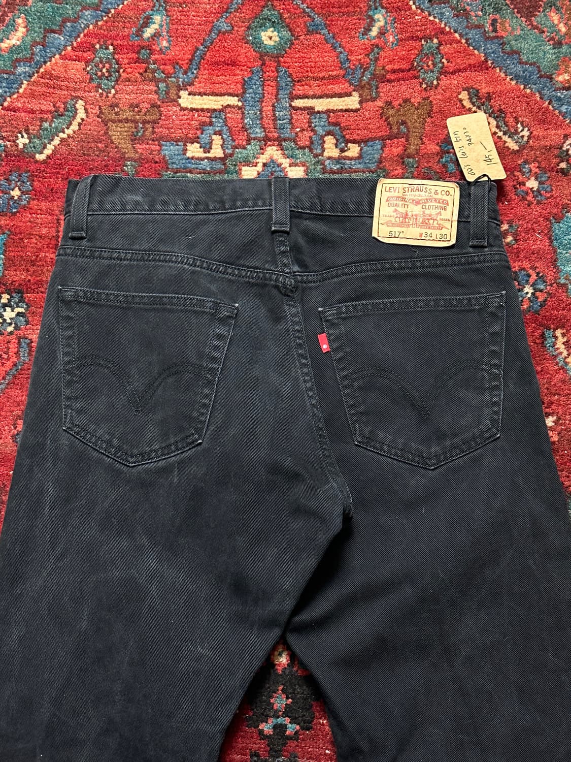 00's 리바이스 517 블랙 부츠컷 플레어진 상품이미지6