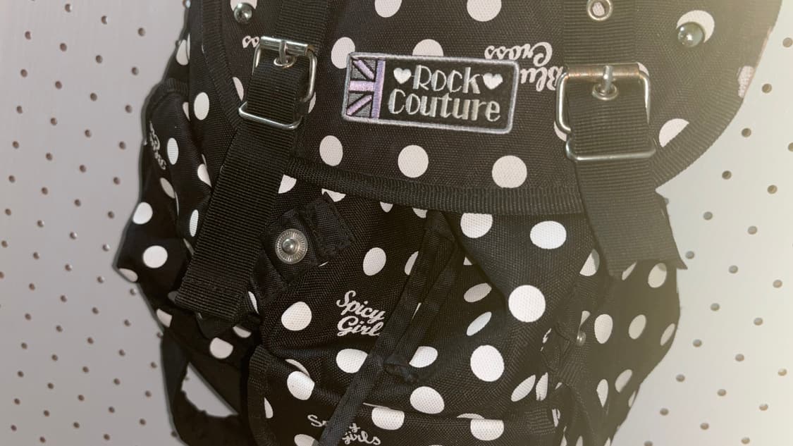 빈티지 땡땡이 백팩 상품이미지2