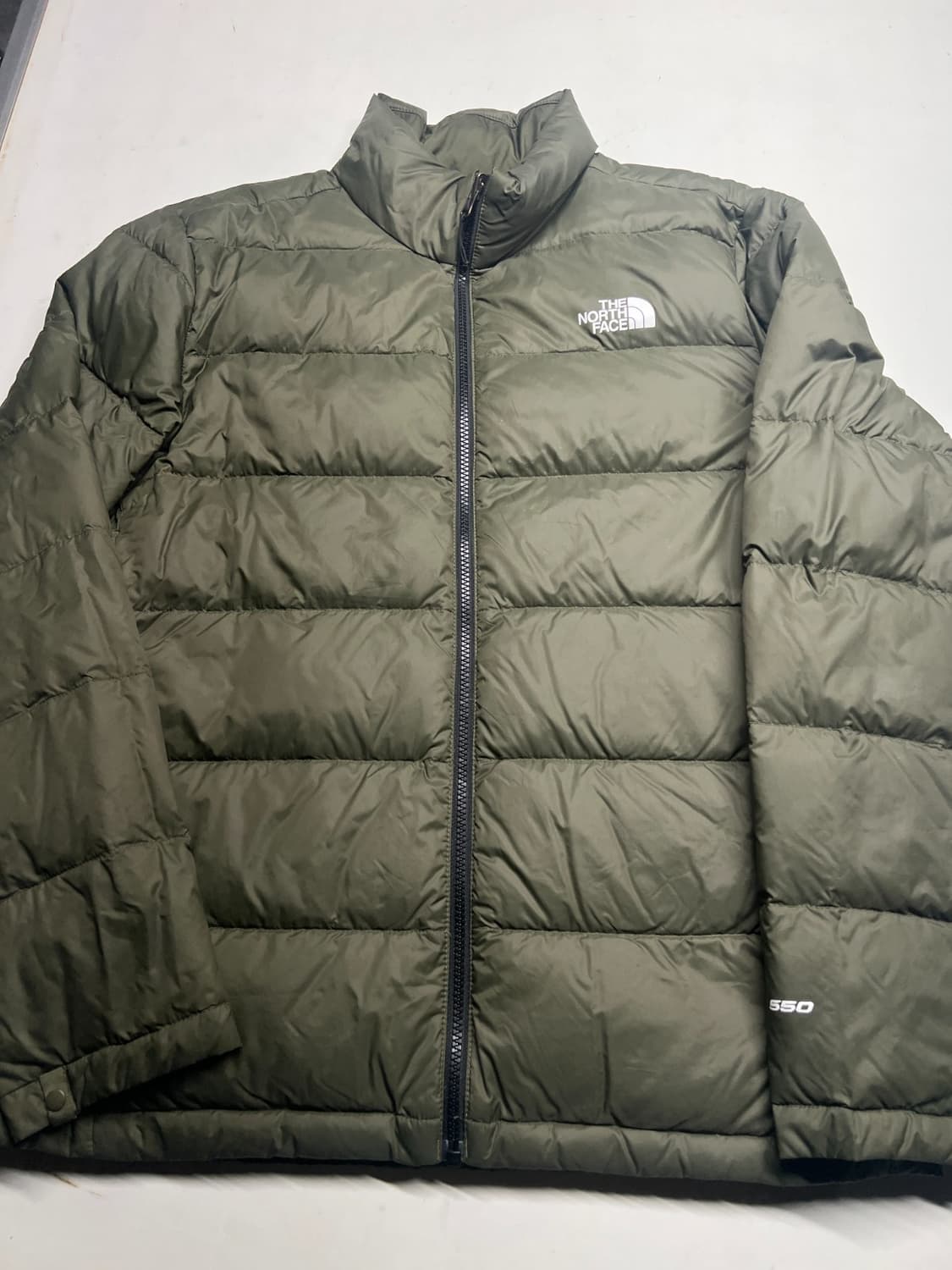 노스페이스 550 필 다운 푸퍼 패딩 카키 상품이미지1