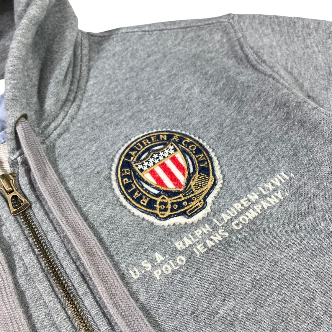 폴로 랄프로렌 성조기 후드집업 상품이미지6