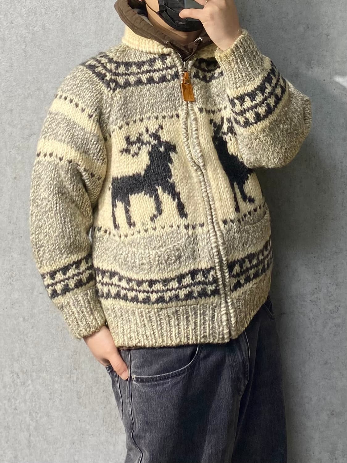 [L] Two Ocean Pass 재패니즈 빈티지 코위찬 집업  상품이미지10