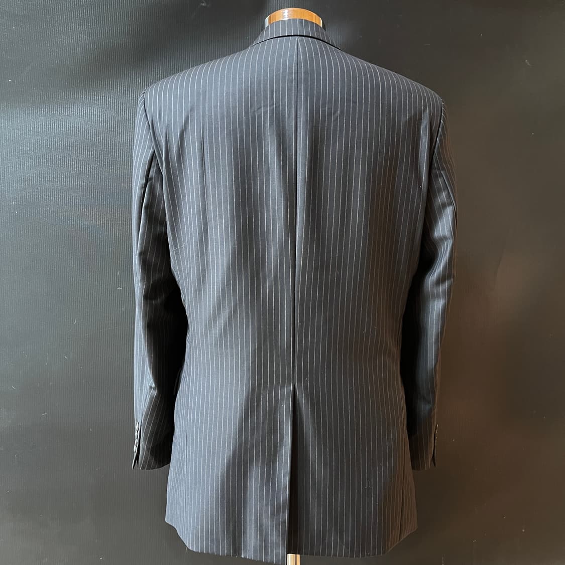 휴고 보스 울 실크 혼방 스트라이프 춘추 자켓 Made in Italy 상품이미지4