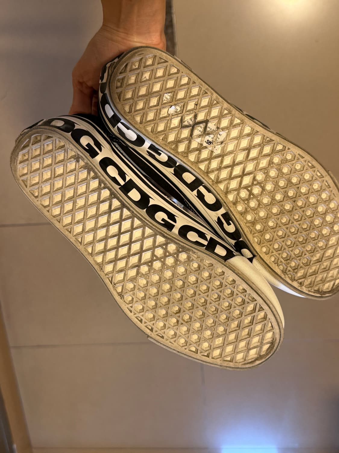 꼼데가르송 반스 올드스쿨 245 사이즈 cdg x vans otw old 상품이미지8