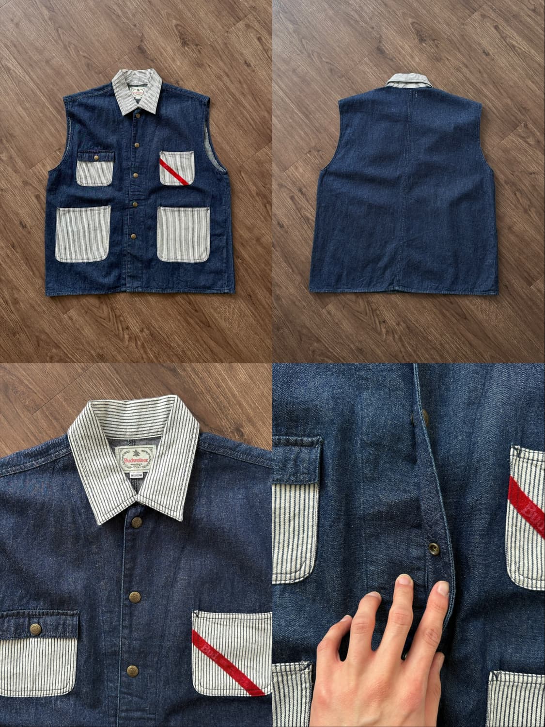 Budweiser 히코리 데님 베스트 상품이미지8