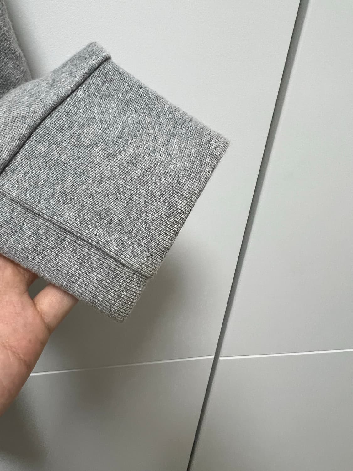 메종키츠네 폭스헤드 맨투맨 그레이 L 상품이미지5