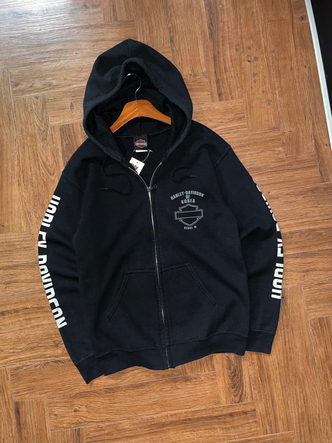 할리데이비슨 코리아 프린팅 후드집업 상품이미지3
