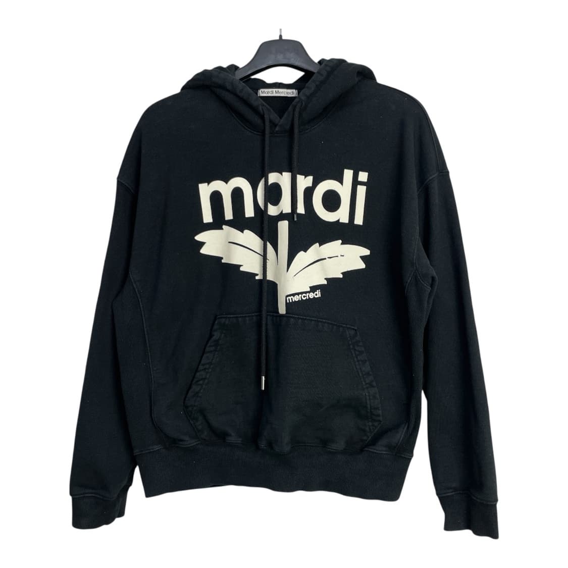 마르디 메크르디 블랙 후드티 상품이미지1