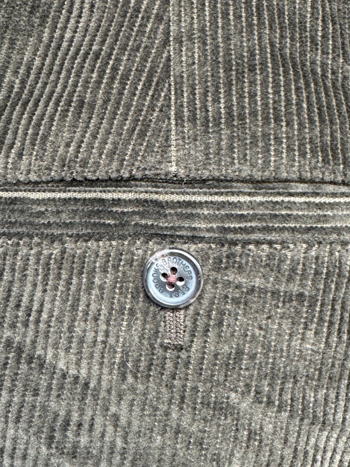 브룩스브라더스 투턱 코듀로이팬츠 브라운 34 상품이미지7