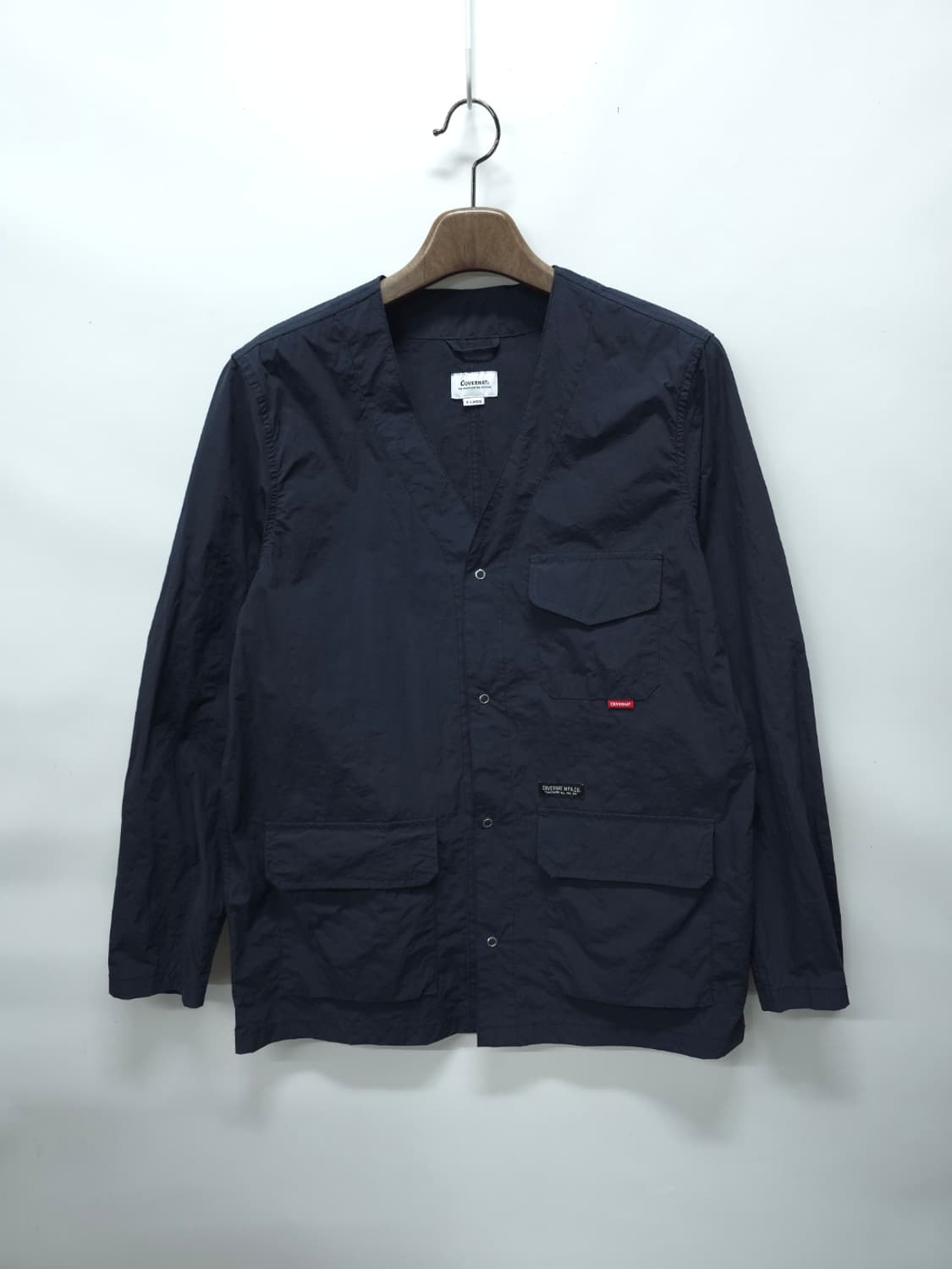 [커버낫] 나일론 브이넥 워크 자켓 (XL) 상품이미지1