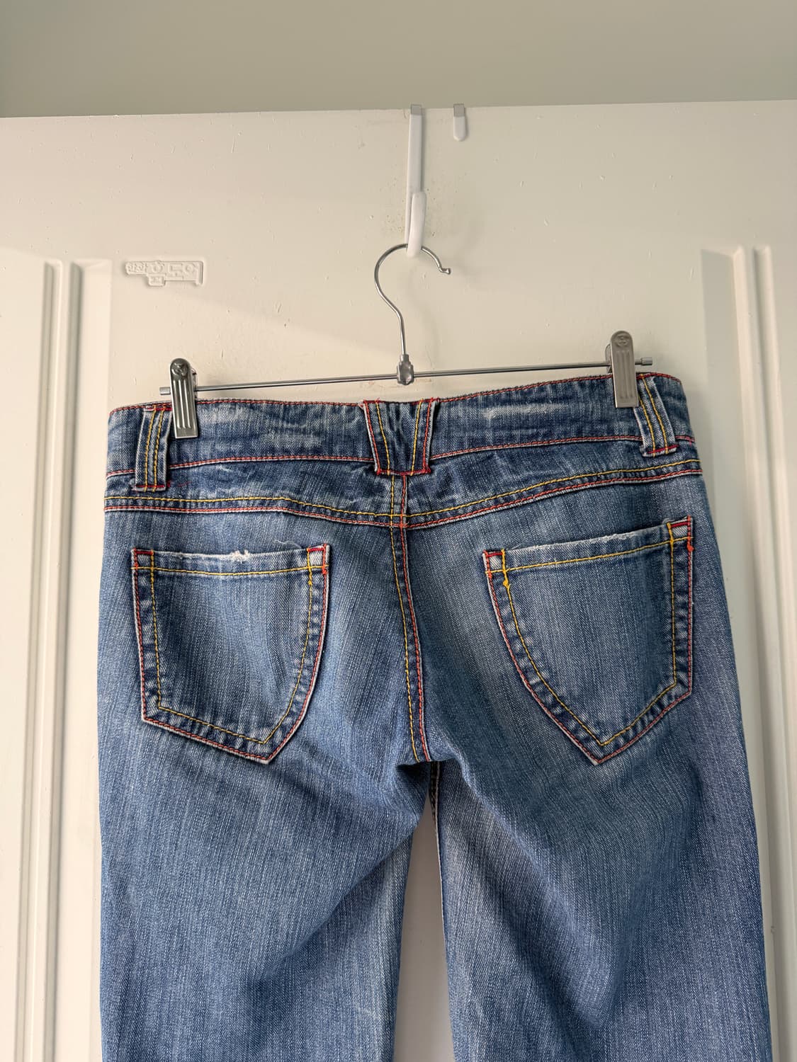 일본빈티지 y2k 로우라이즈 스티치 데님 상품이미지8