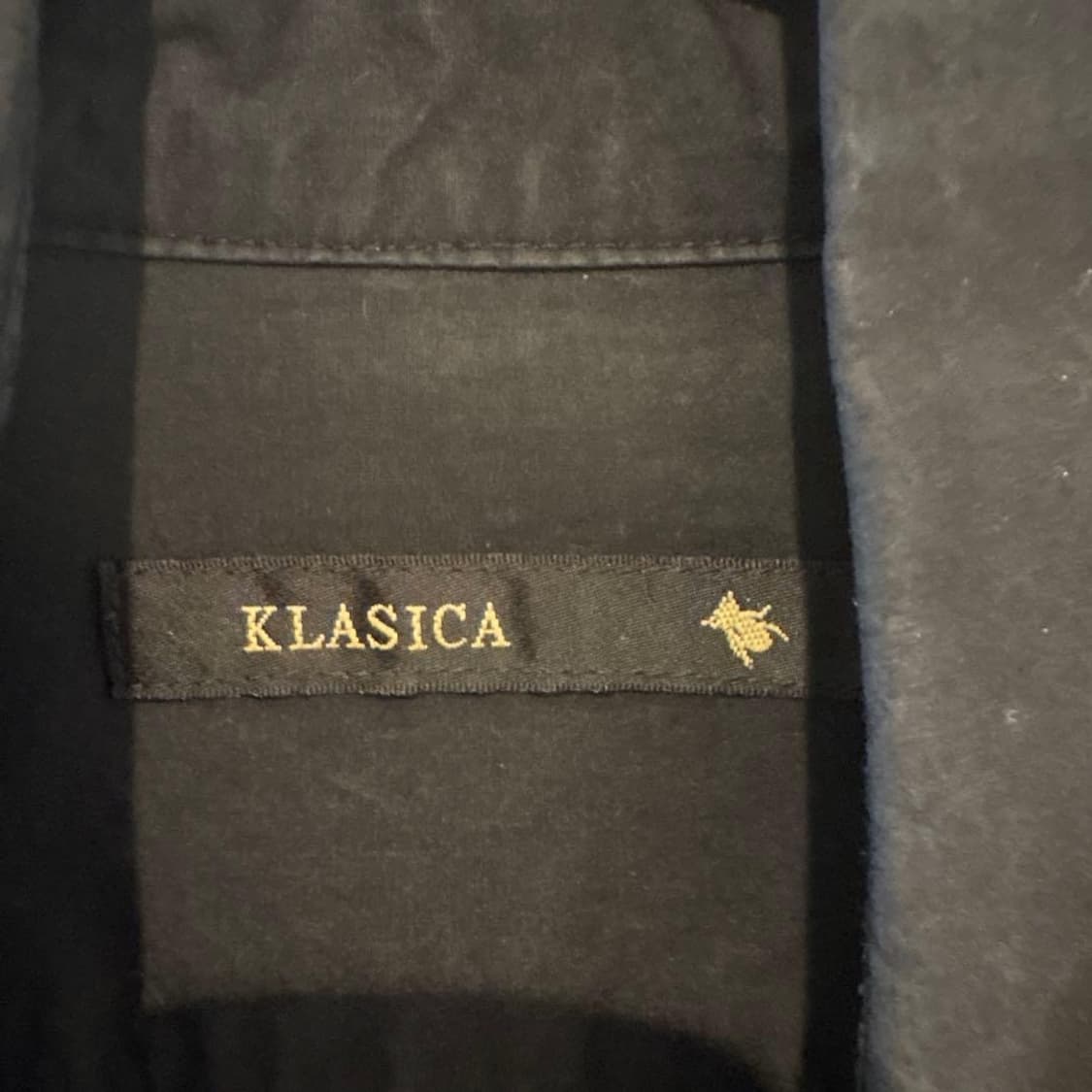 Klasica black cotton shirt 상품이미지2