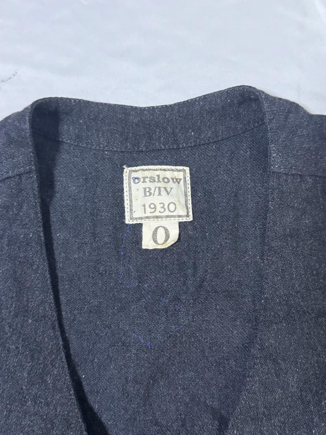 Orslow 에스닉 자수 울 베스트 상품이미지6