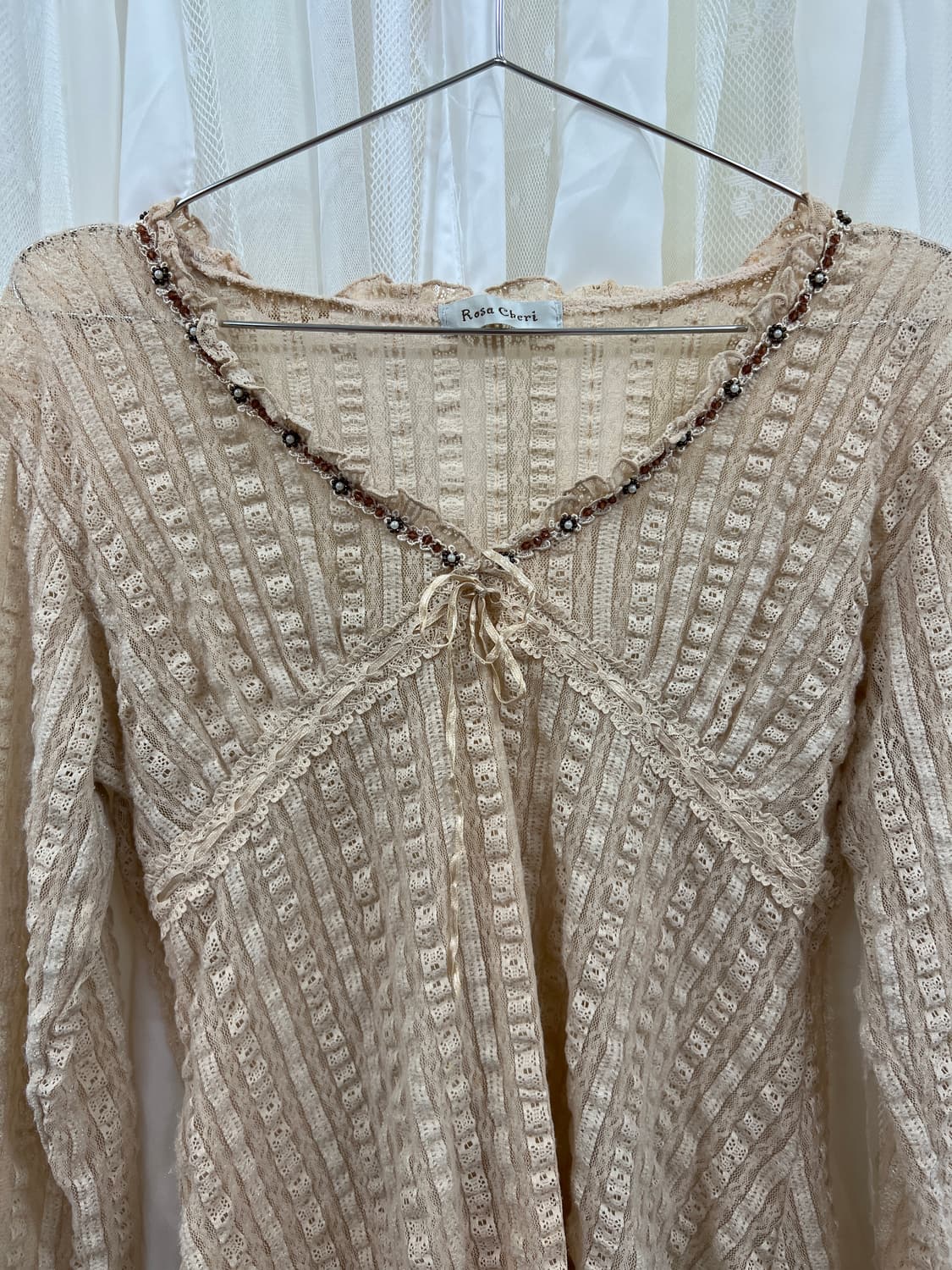 lace strap blouse 상품이미지3