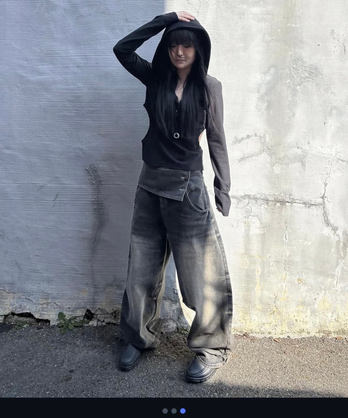 0104 공일공사 벨트 데님 팬츠 1 상품이미지1