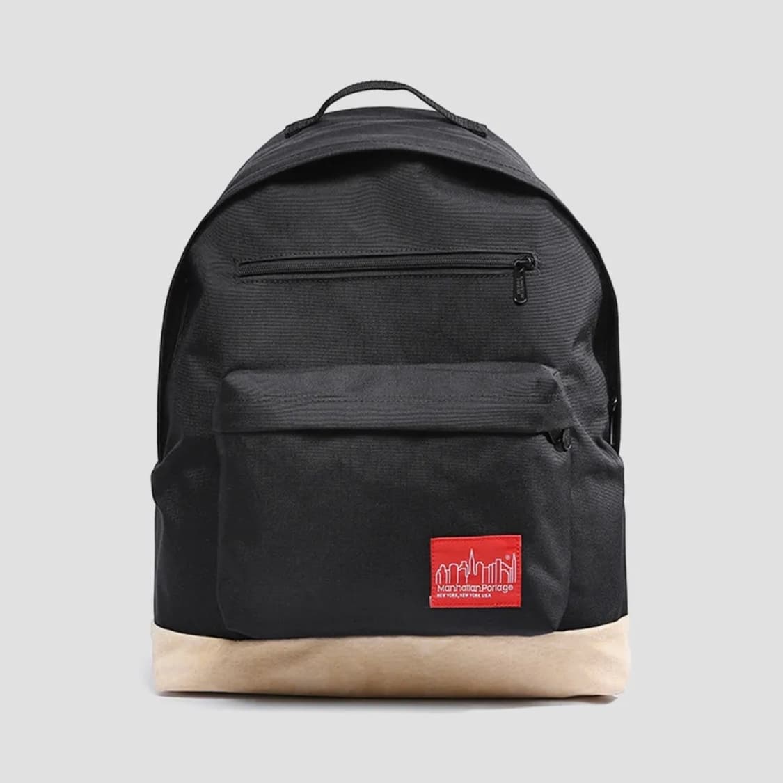 맨하탄 포티지 1211 빅애플 백팩 L BLACK 스웨이드 [새상품] 상품이미지1