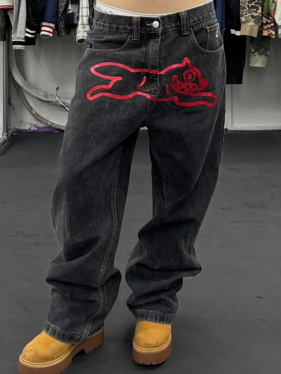 빌리어네어 보이즈 클럽 러닝독 데님팬츠 상품이미지2