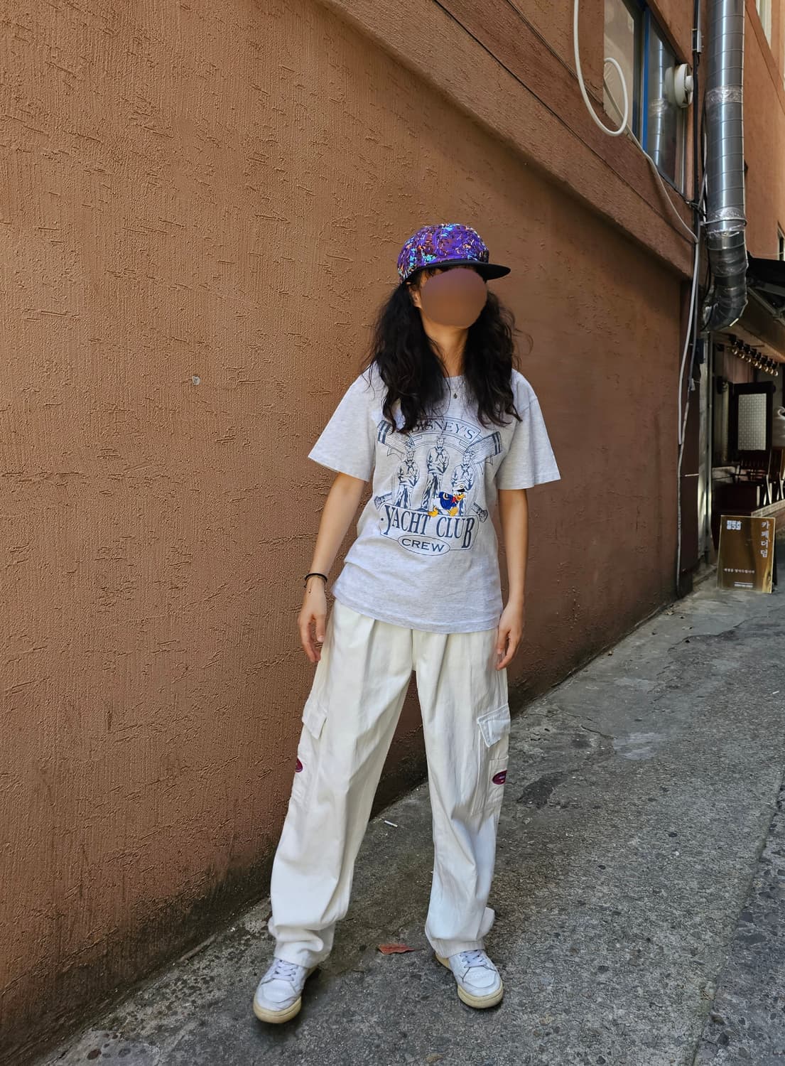 90's Disney Original Yacht Club 마린 도널드덕T 상품이미지1