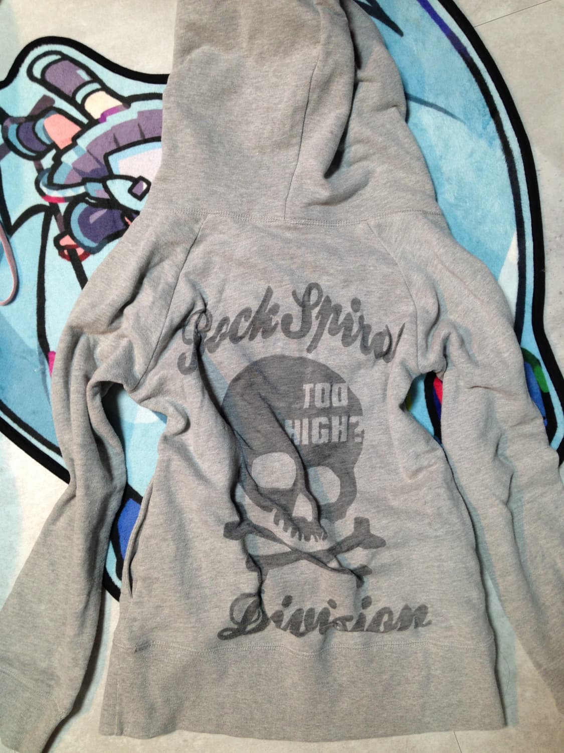 펑크 해골 후드티 상품이미지2