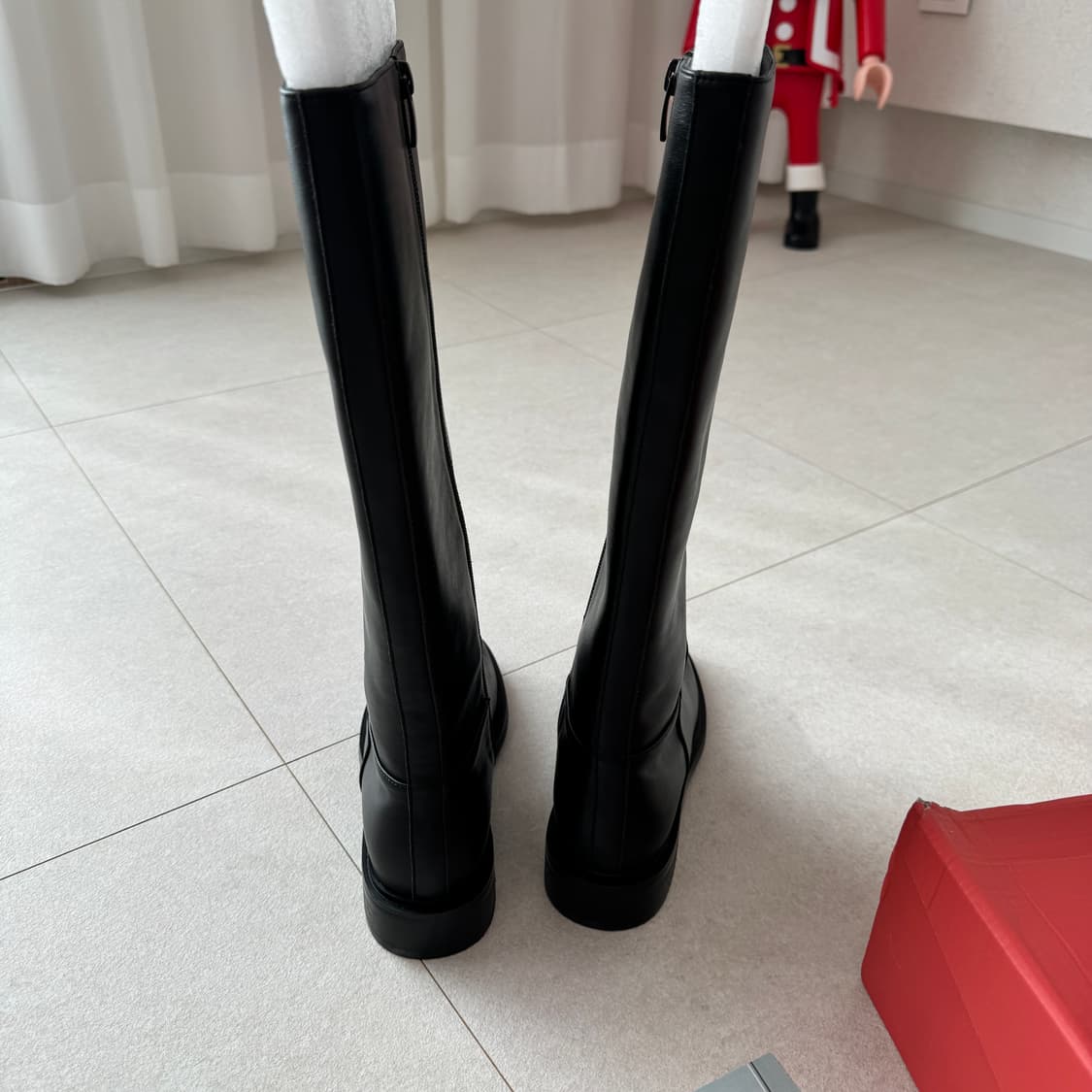 새상품)코모레비뮤지엄 소가죽 롱부츠 상품이미지7