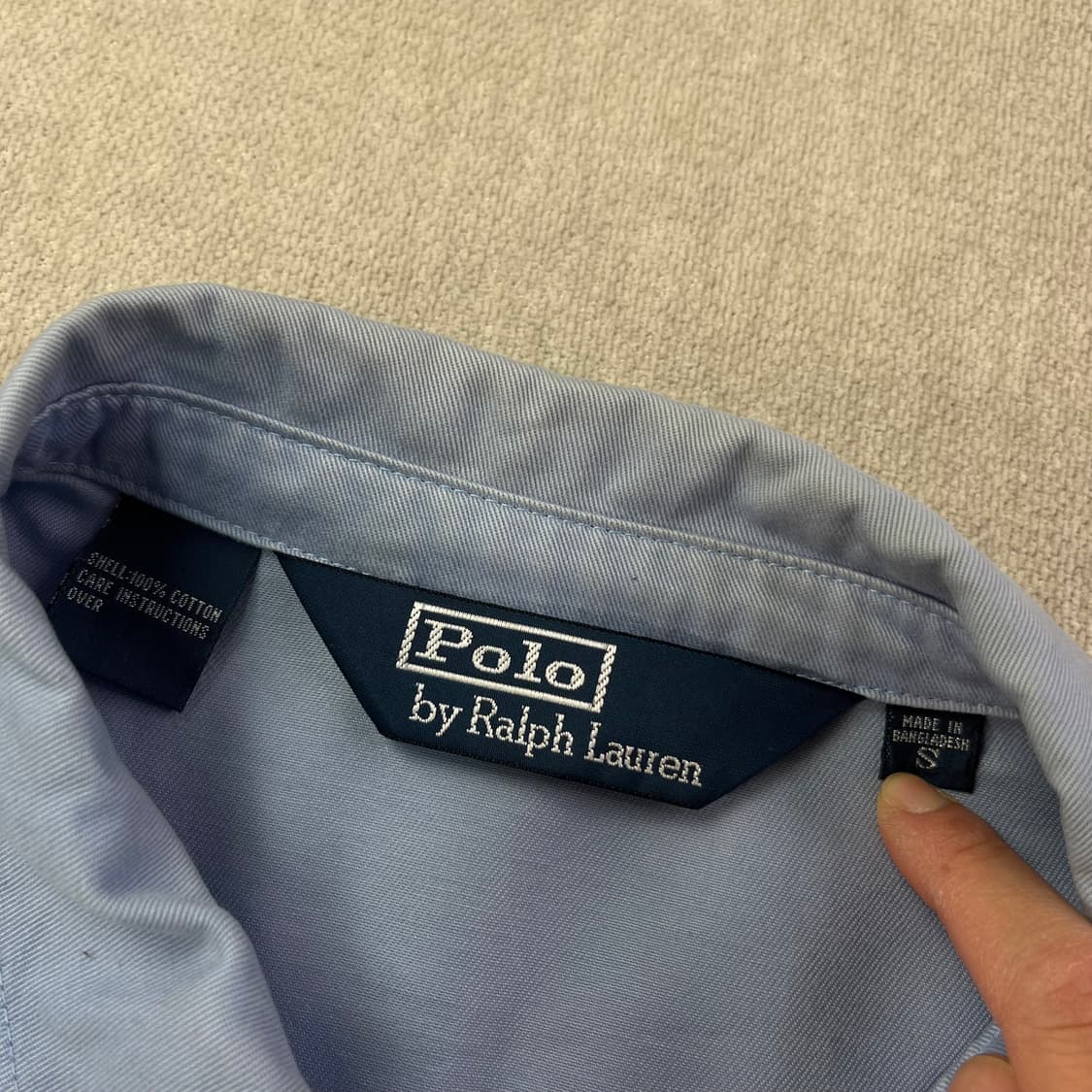 100 폴로랄프로렌 스카이블루 바라쿠타 블루종 자켓 상품이미지4