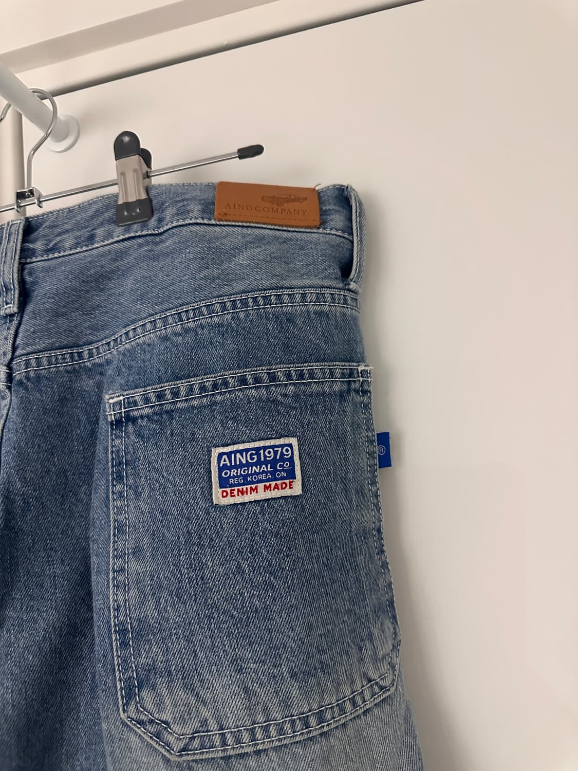 와이드 데님 청바지 상품이미지1