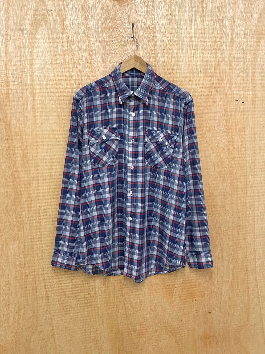 80s LEVI'S ombre shirt 80년대 리바이스 옴브레 셔츠 상품이미지4
