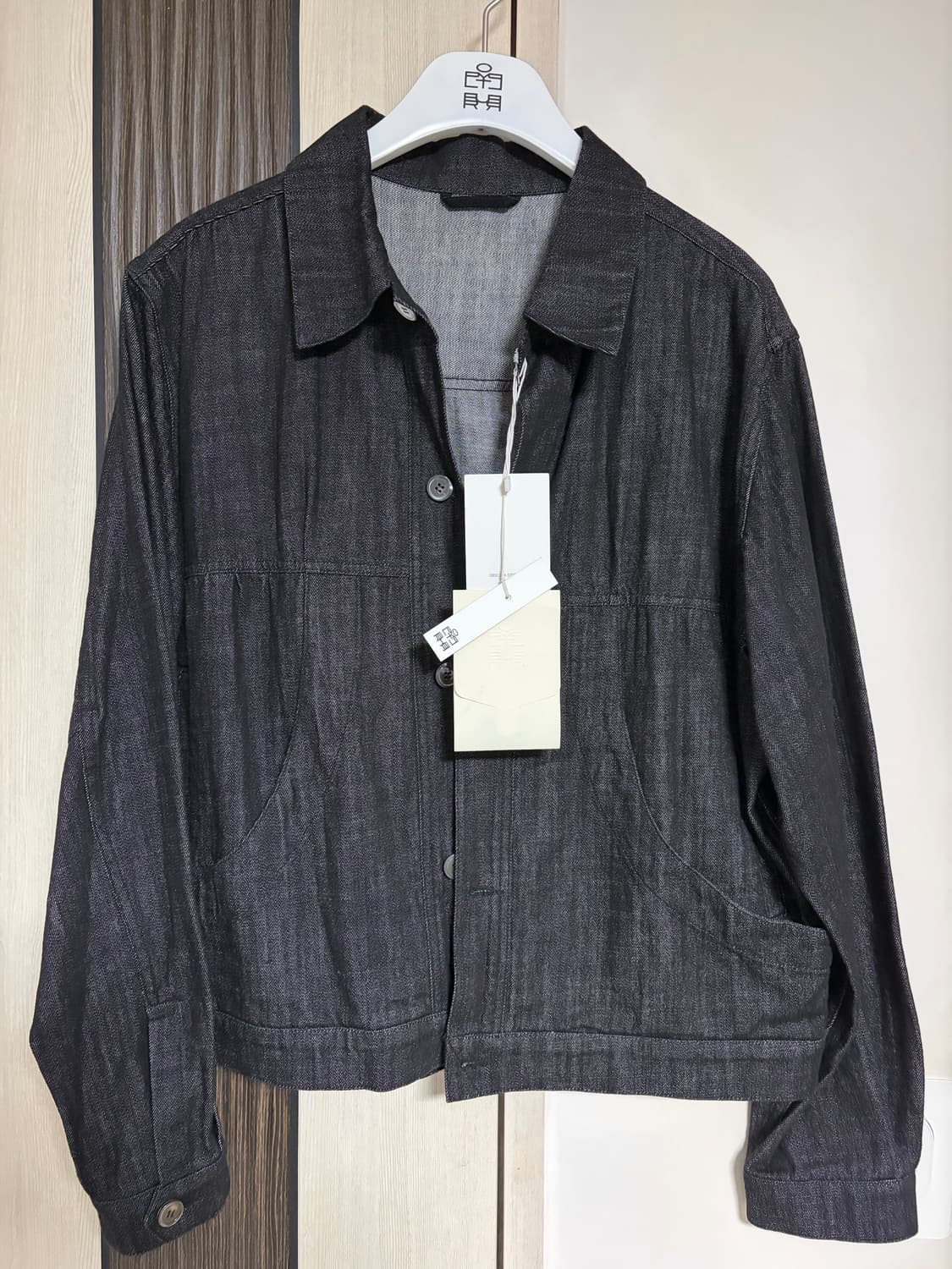 폴리테루 데님트러커 자켓 블랙 2 사이즈 상품이미지1