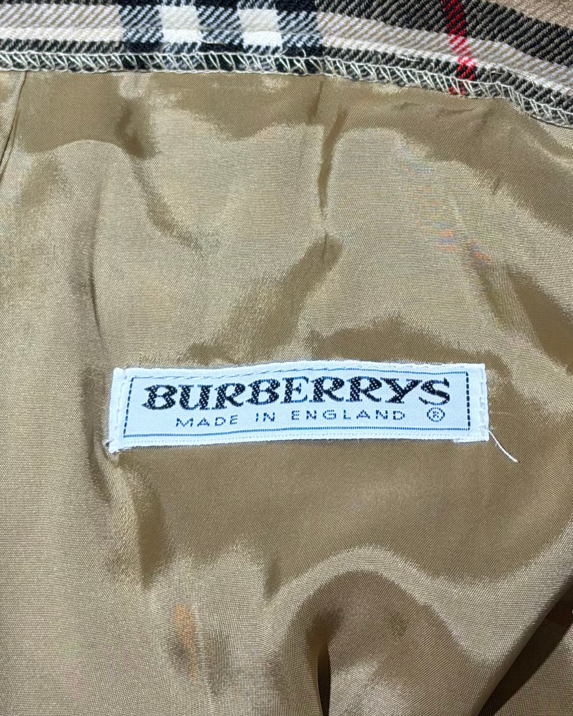 버버리 베이지 노바체크 플리츠 울 스커트 상품이미지7