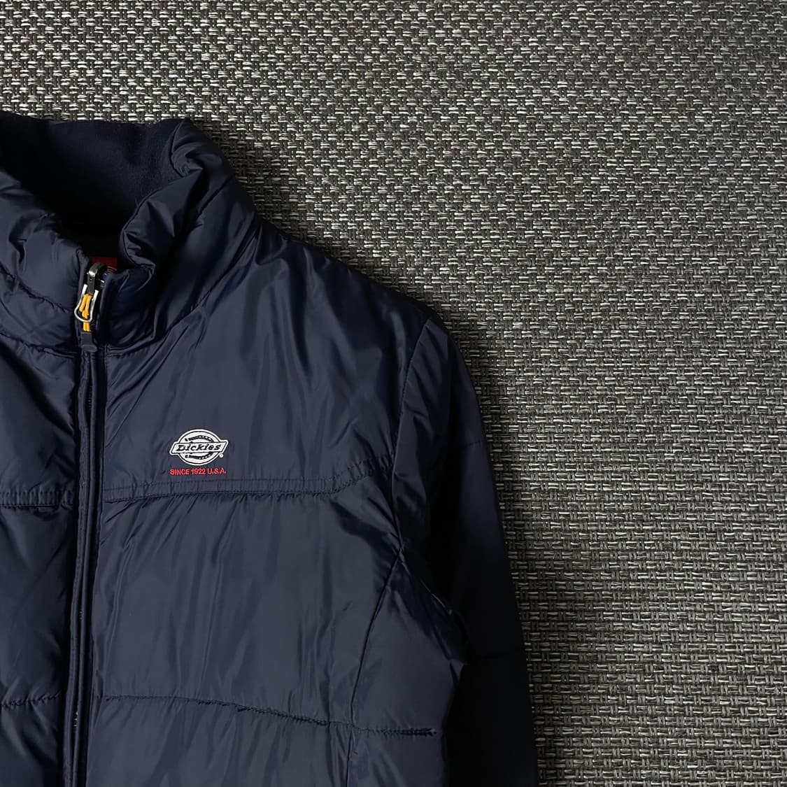 디키즈 네이비 경량 패딩 자켓 S-M 상품이미지3