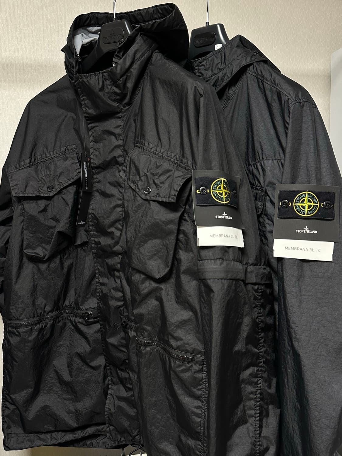 스톤아일랜드 멤브라나 3L tc 자켓 XL(105-110) 블랙 상품이미지6