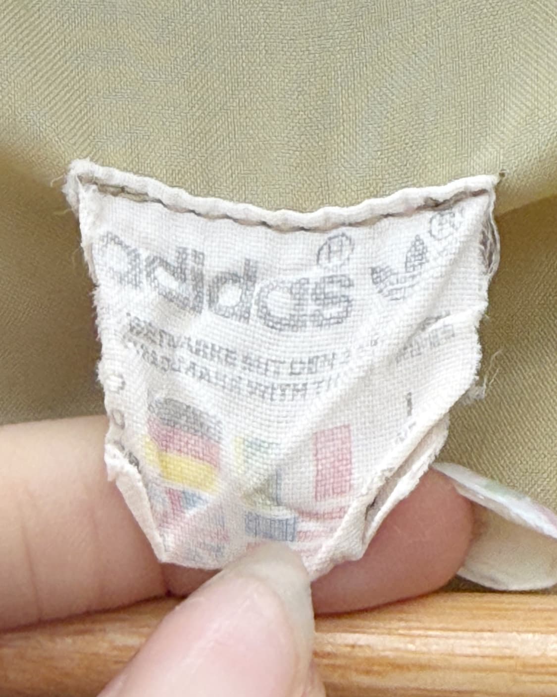 아디다스 90s 코튼쉘 블루종 집업 베이지 자켓 상품이미지6